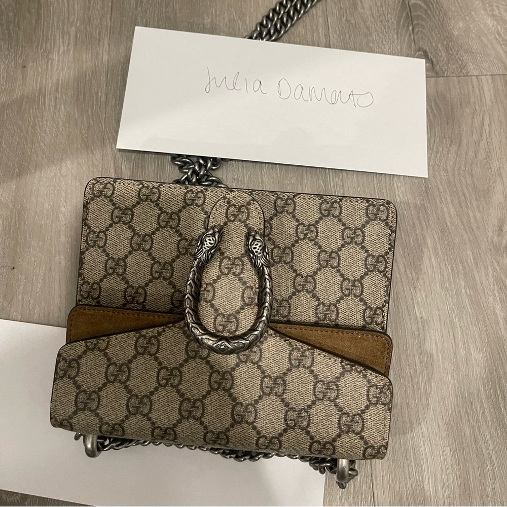 Gucci - DIONYSUS GG SUPREME MINI BAG. Authentic